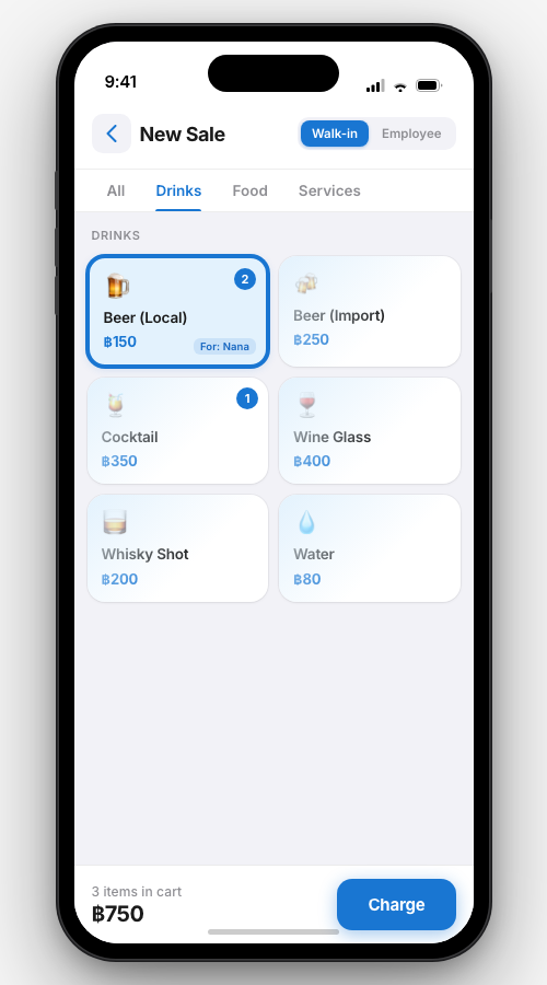 BlueTrack Mobile POS